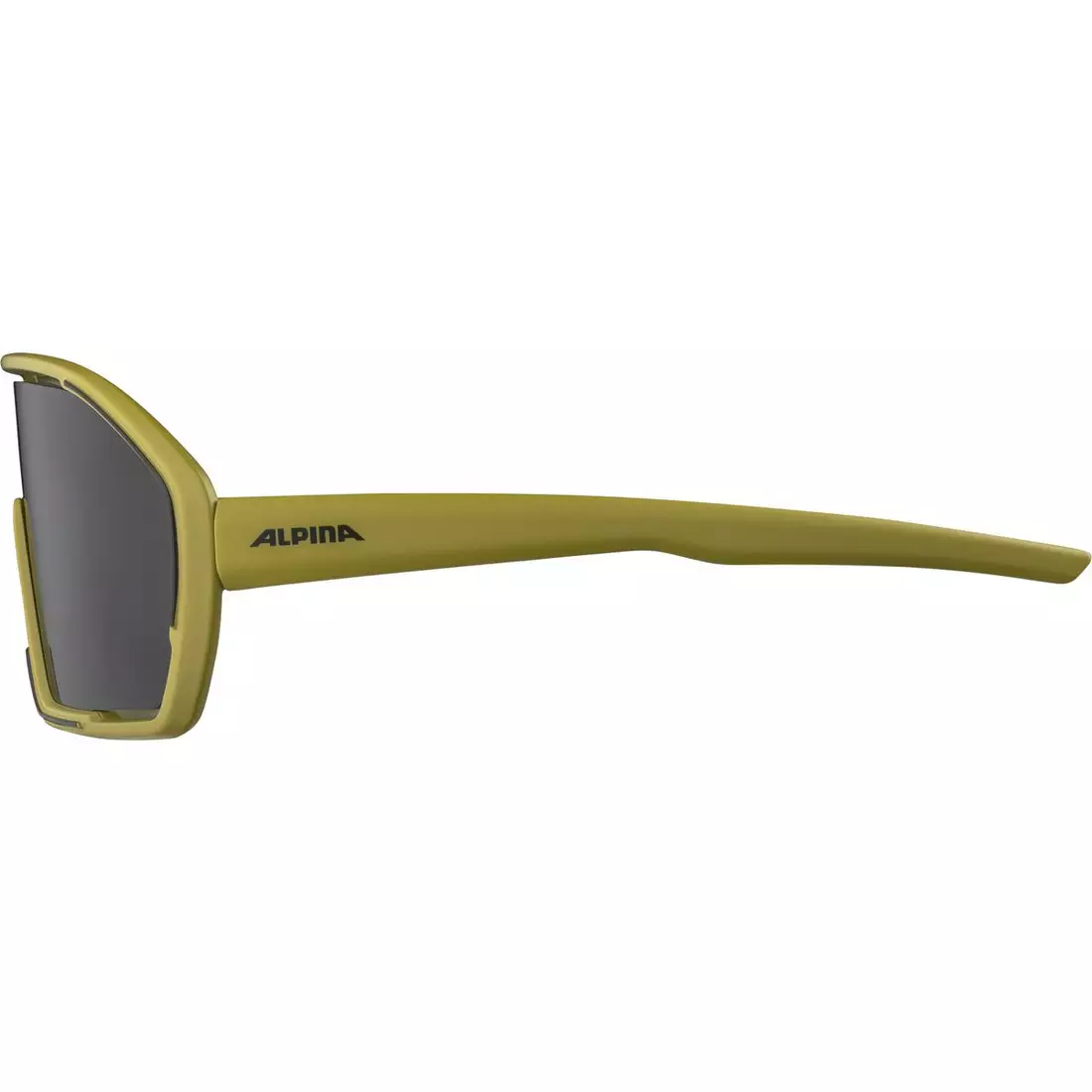 ALPINA Sports glasses BONFIRE OLIVE MATT - MIRROR BLACK, A8687472