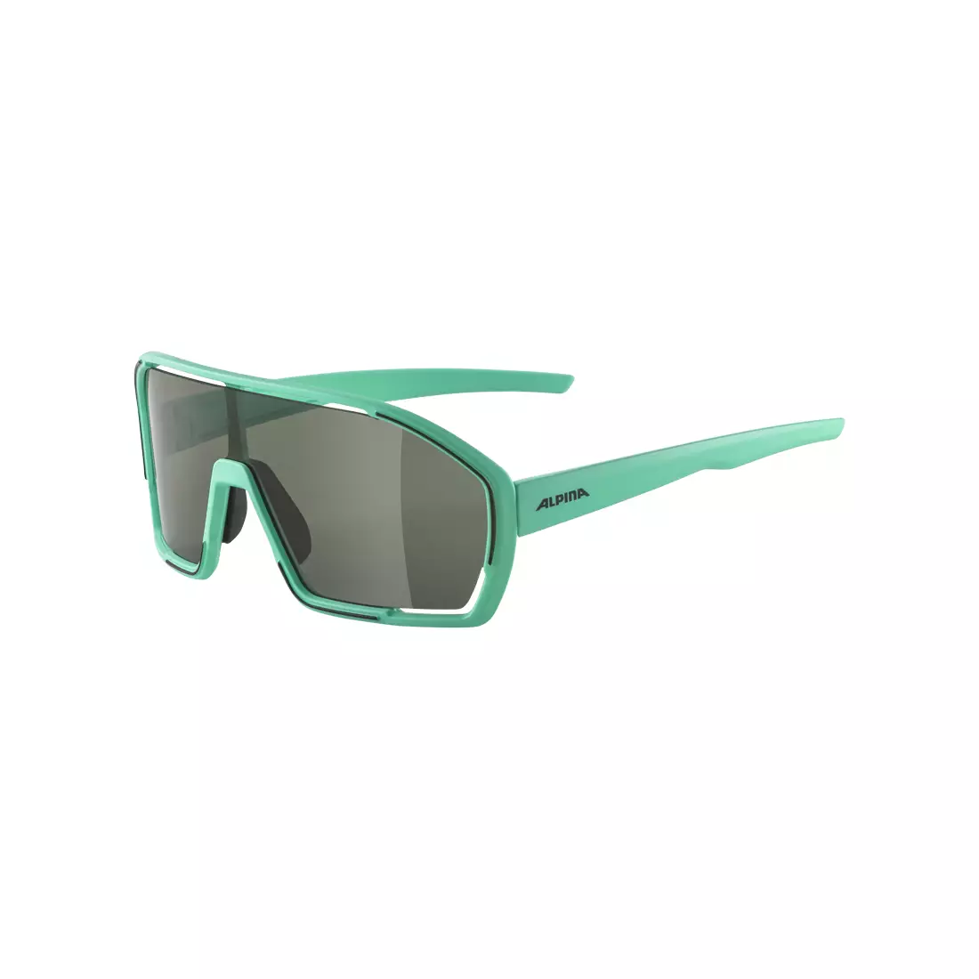 ALPINA Sports glasses BONFIRE TURQUOISE MATT MIRROR GREEN, A8687471