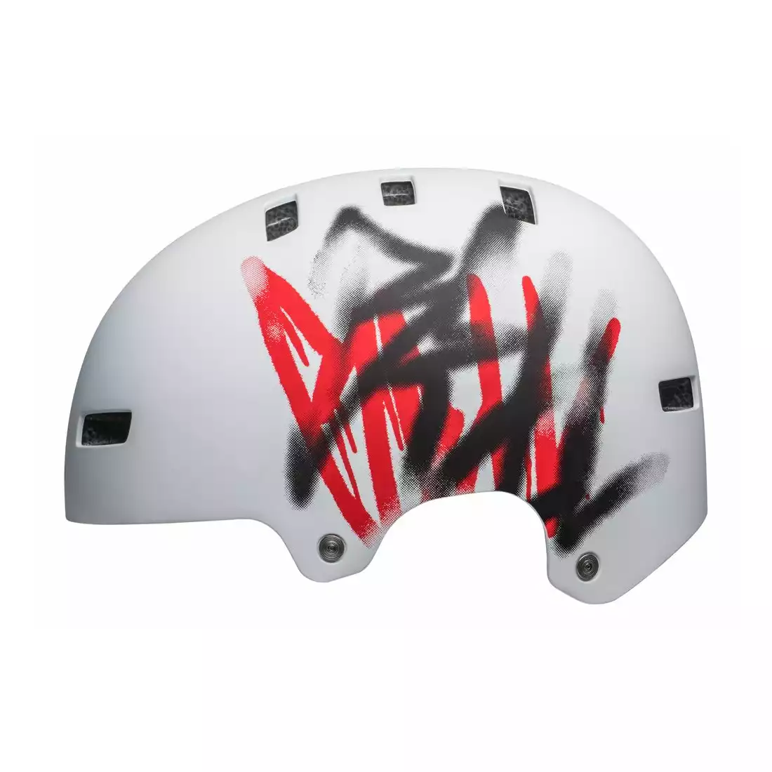 BELL LOCAL bmx helmet, scribble, white