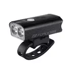 FORCE Front bicycle lamp DIVER 900 LM, USB, black 4521043