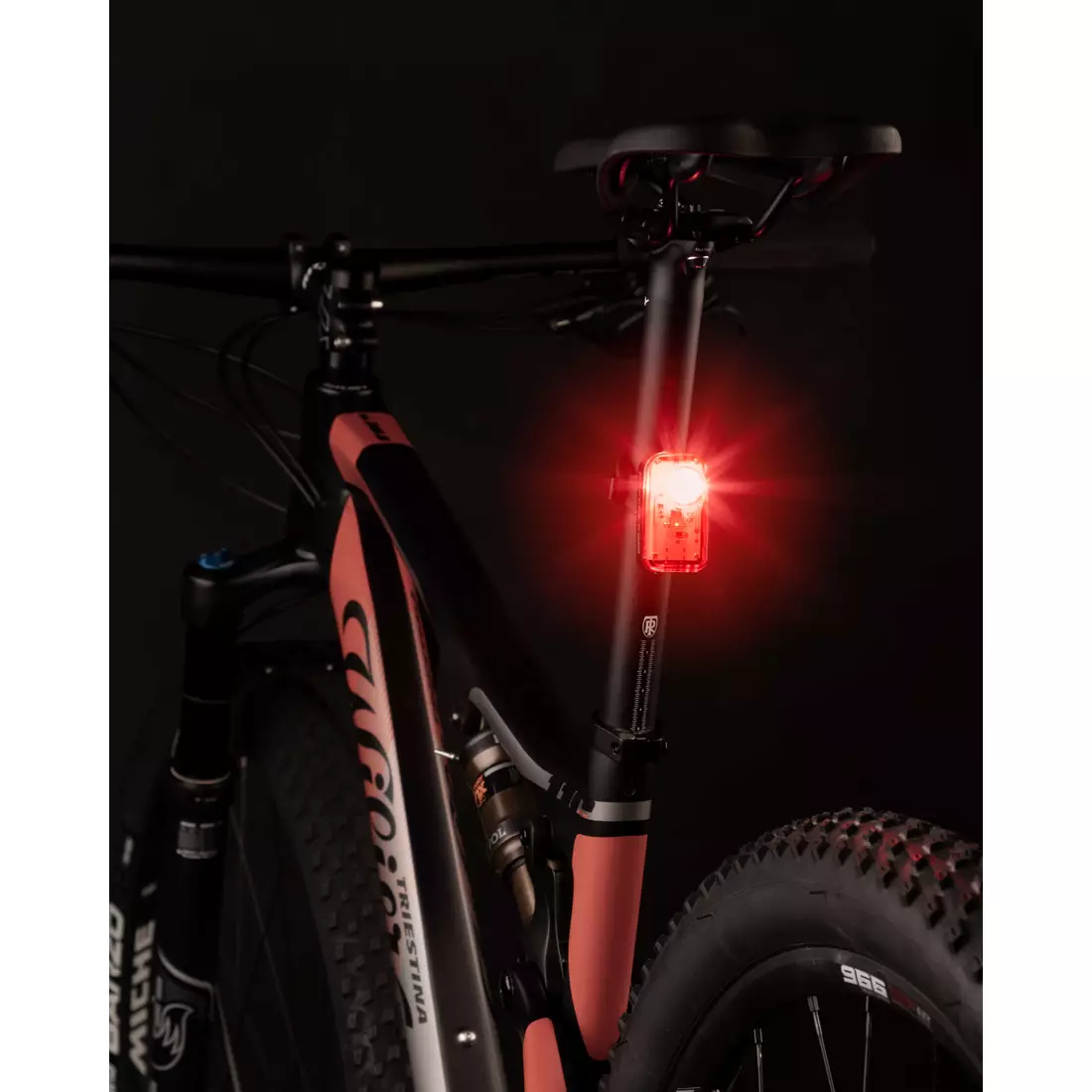 FORCE Rear bicycle lamp TONEY 70 LM, 1 x LED, USB 453739