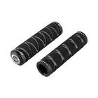 FORCE bicycle handlebar grips MOLY black and gray 38310