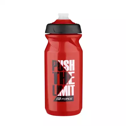 FORCE bottle PUSH 0.65 l, red, black and white, 25583
