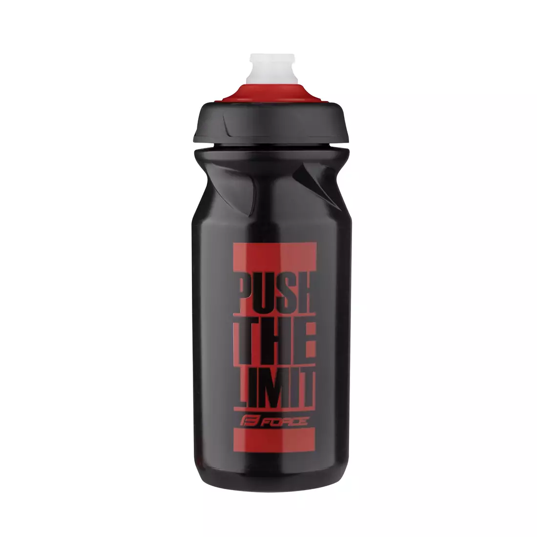FORCE bottle PUSH 0.65 l, red-black, 25581