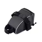 FORCE saddle bag RIDE ADVENTURE velcro, black 8961391