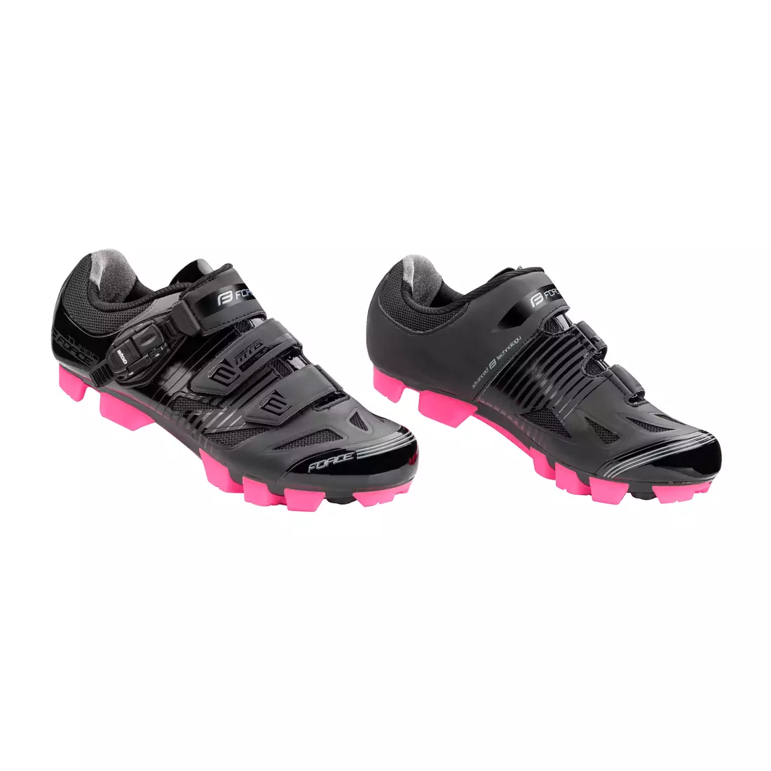 FORCE women's cycling shoes MTB TURBO black/pink 9407735