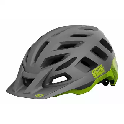 GIRO RADIX MTB women's bicycle helmet, gray-lime