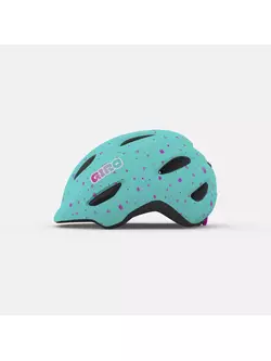 GIRO SCAMP Children's bicycle helmet, matte screaming teal, Blue