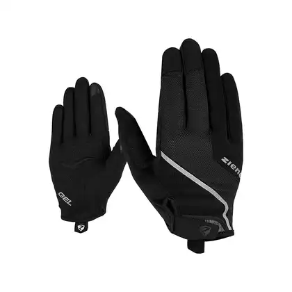ZIENER CLYO TOUCH LONG cycling gloves, black
