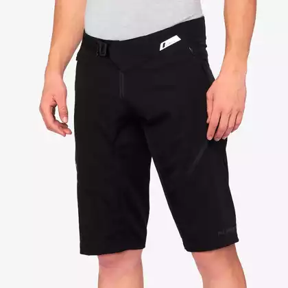 100% AIRMATIC men's cycling shorts black