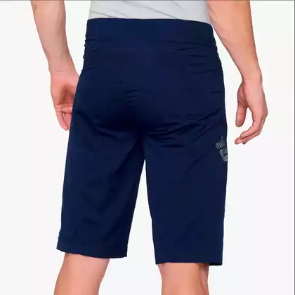 100% AIRMATIC men's cycling shorts dark blue