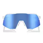 100% glasses with interchangeable lenses S3 (HiPER Blue Multilayer Mirror Lens + Clear Lens) matte black STO-61034-407-02