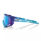 100% sports glasses SPEEDTRAP (Blue Topaz Multilayer Mirror Lens) blue STO-61023-228-01
