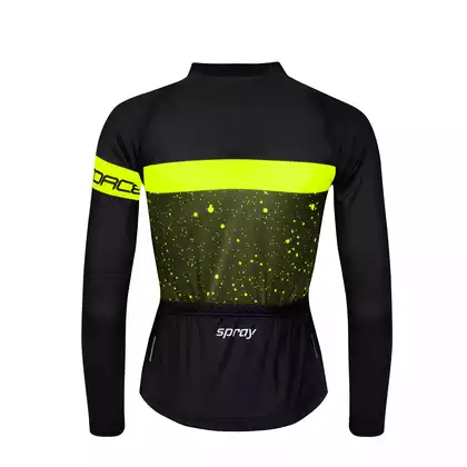 FORCE women's cycling jersey SPRAY LADY army-fluo 9001422