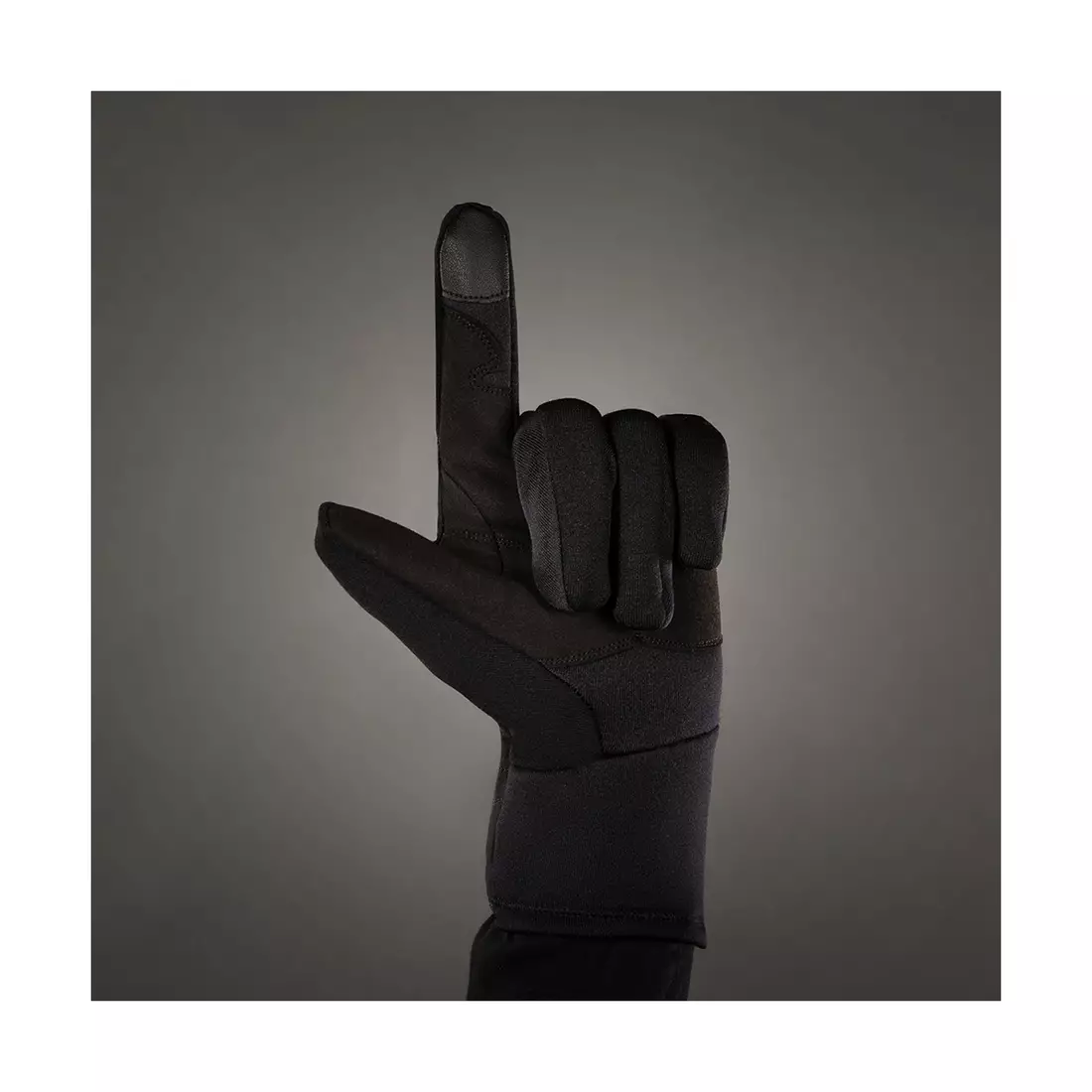 CHIBA POLARFLEECE TITAN winter gloves Black