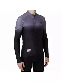 FDX 2100 Men's insulated cycling sweatshirt, black-grey 