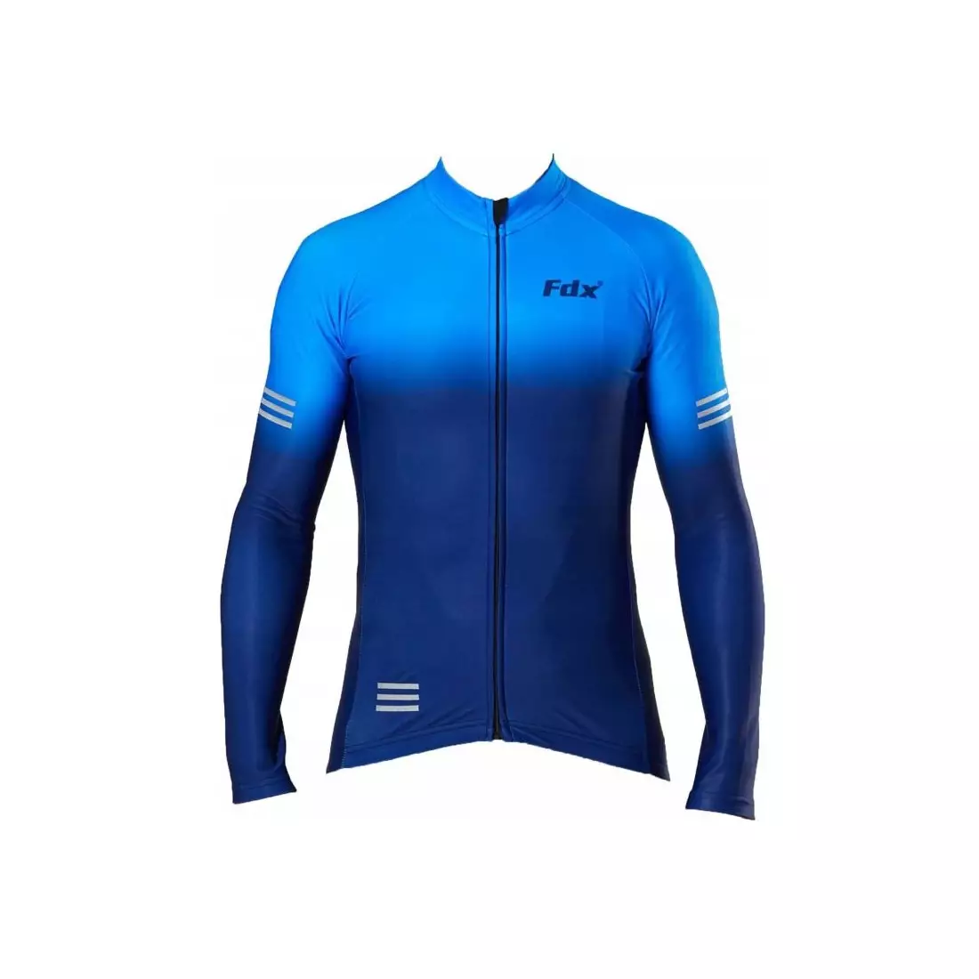 FDX 2100 Men's insulated cycling sweatshirt, navy-blue 