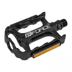 FORCE aluminum bicycle pedals REVO black 670396