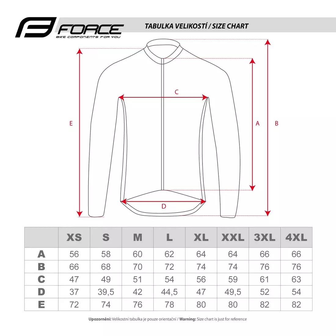 FORCE men's bicycle sweatshirt SPRAY black/white 9001393
