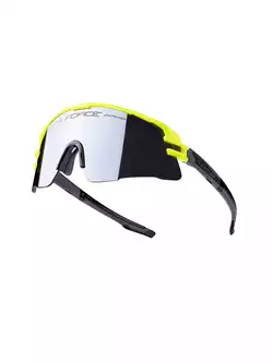 FORCE sports glasses AMBIENT (black mirror lens S3) fluo/grey 910933
