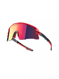 FORCE sports glasses AMBIENT (red mirror lens S3) red/grey 910932