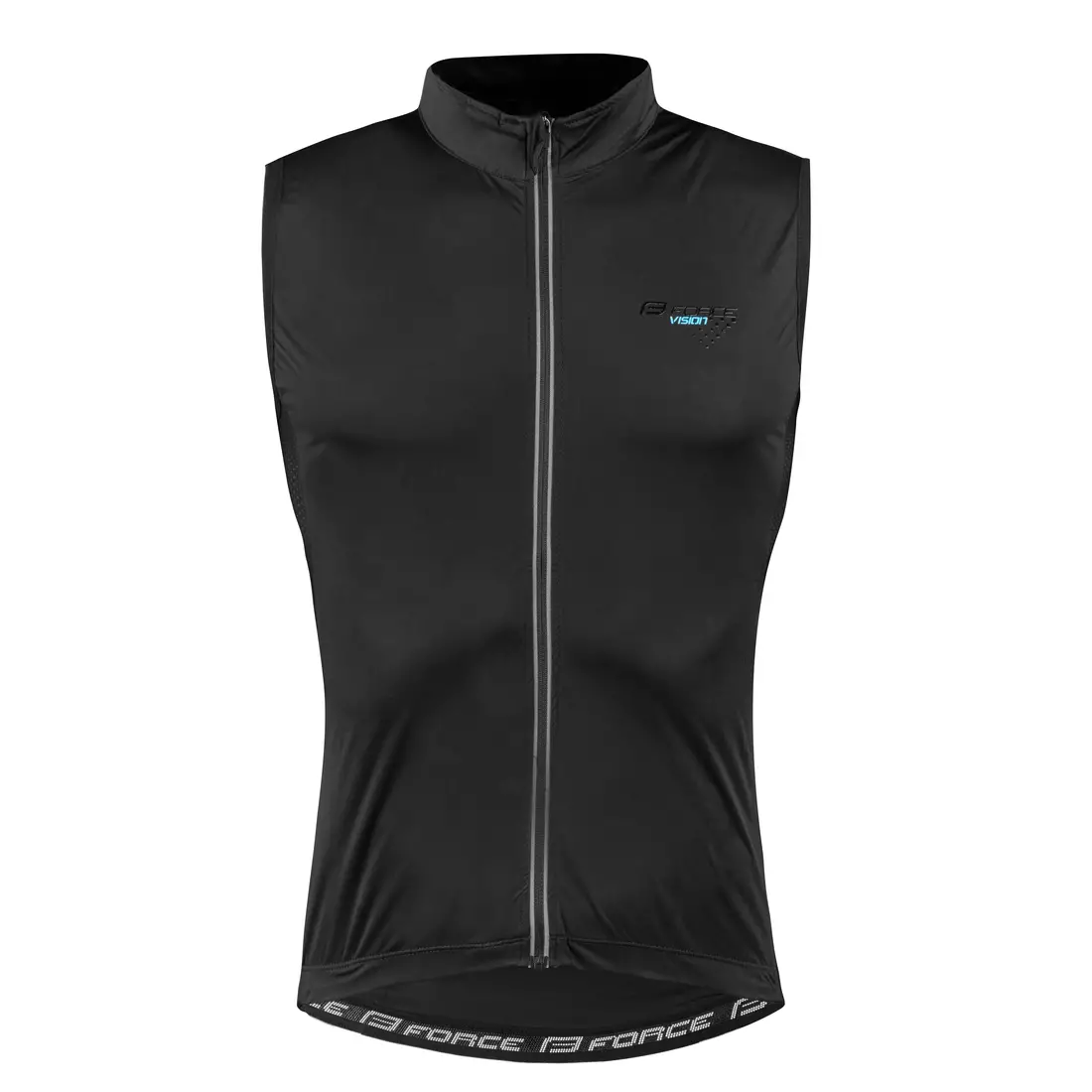 FORCE windproof cycling vest VISION black 899641