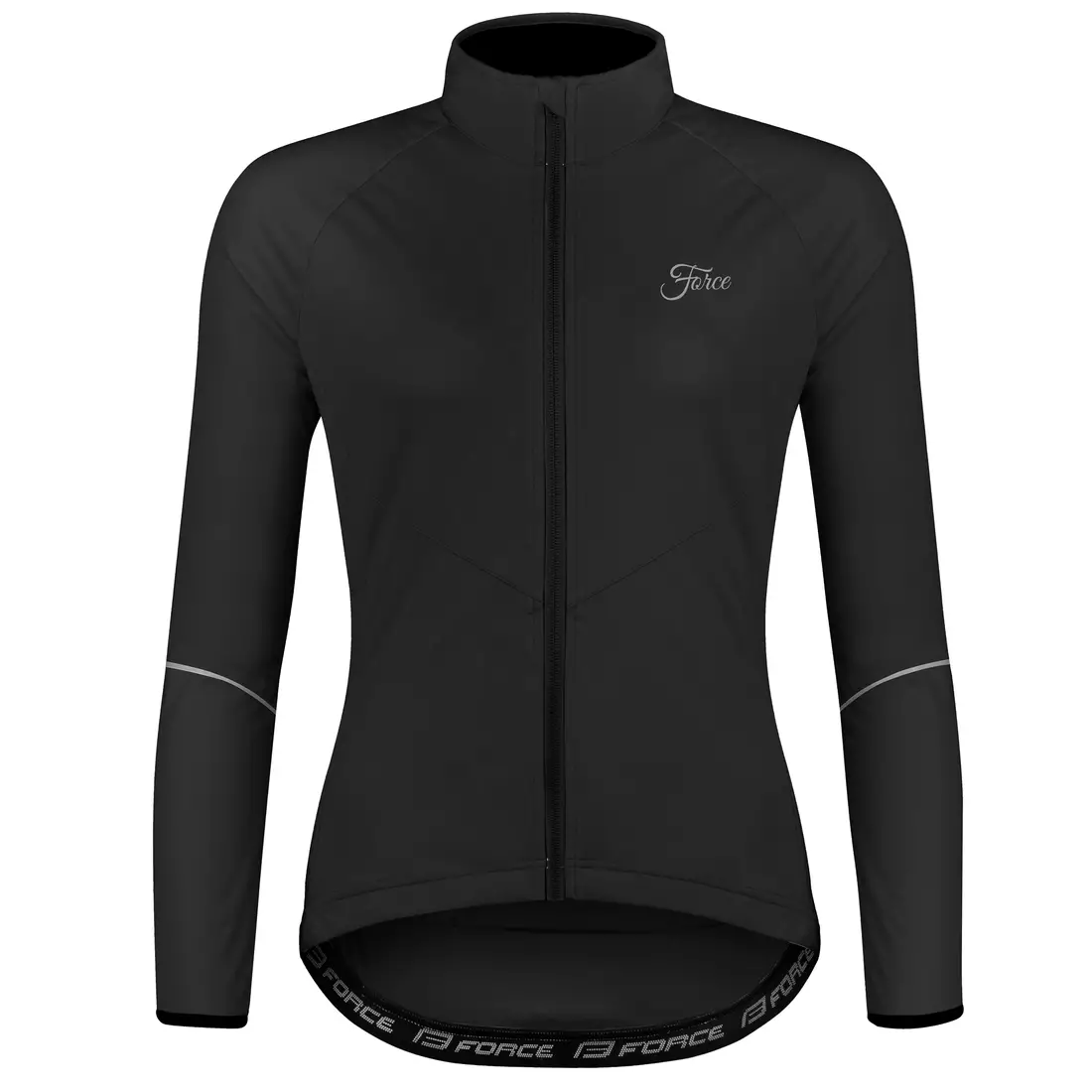 FORCE women's cycling jacket ARROW LADY black 8998021