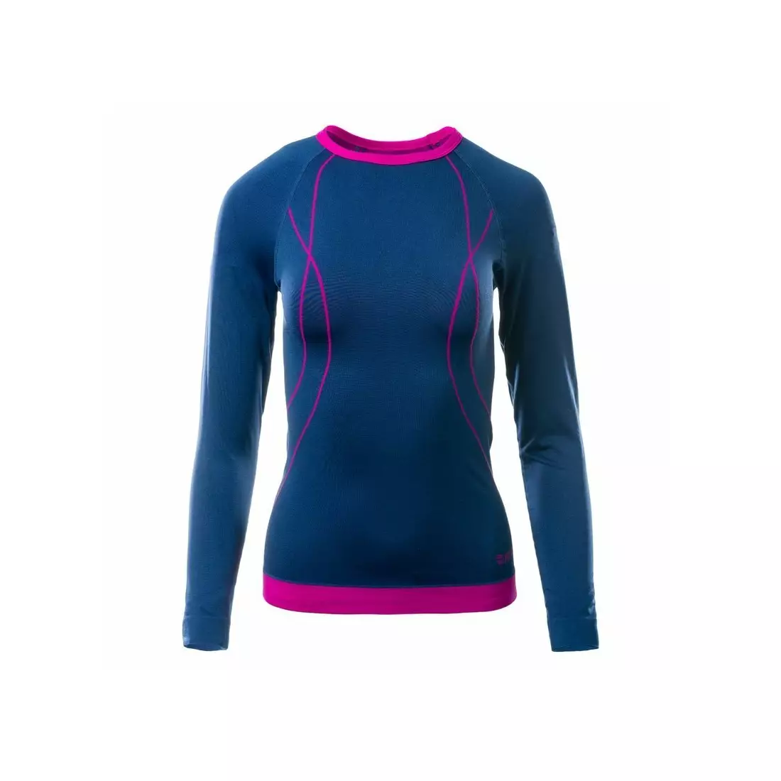 HI-TEC base layer ladies thermal underwear jersey LADY IKAR top, blue