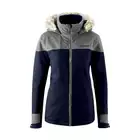 MAIER PITERAQ Women's winter hiking jacket, navy blue and gray