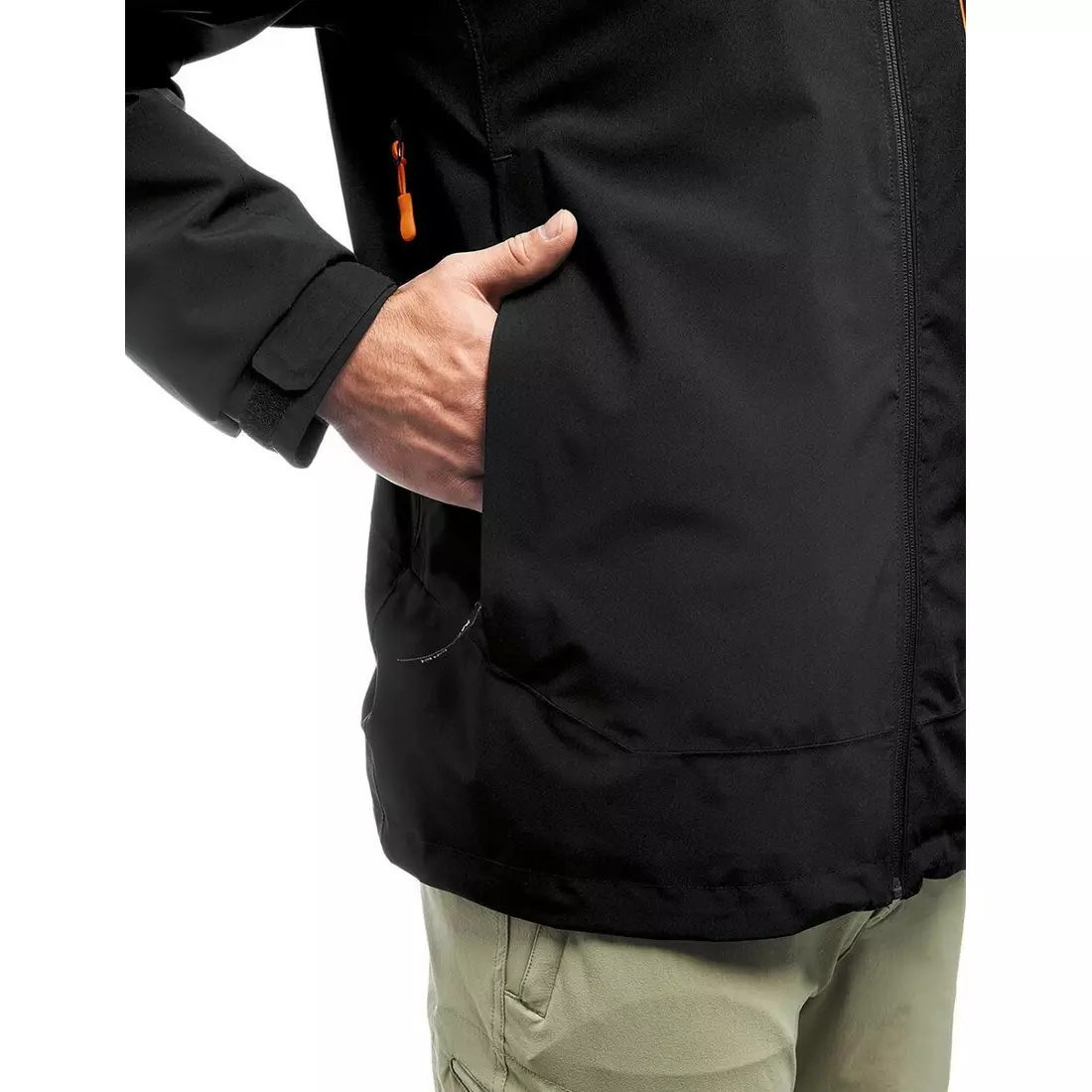 MAIER Thordis 2.0 Men's rain jacket,, black