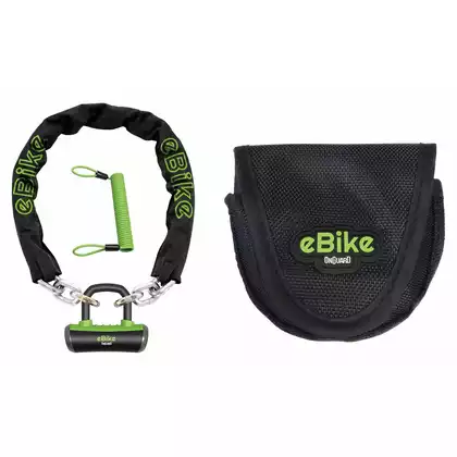 ONGUARD Zapięcie do e-bike ONGUARD Mastiff 8019E ŁAŃCUCH - 10mm*110cm - 5 x Klucze z kodem (NEW) ONG-8019E