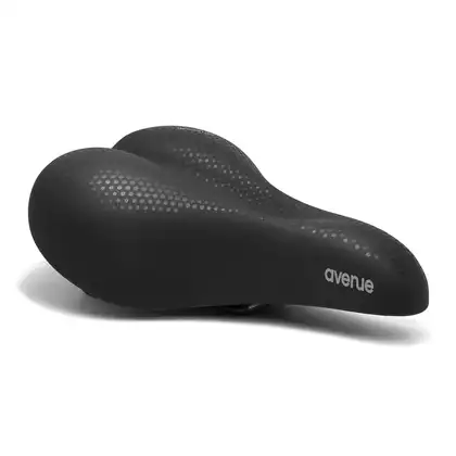 SELLEROYAL CLASSIC MODERATE AVENUE Women's bicycle seat, black