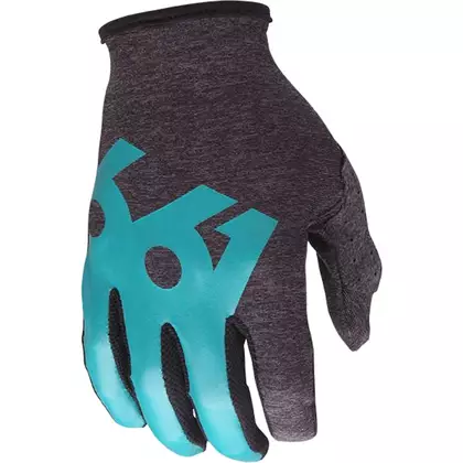 661 cycling gloves COMP czarno turkusowe XL 7197-61-011
