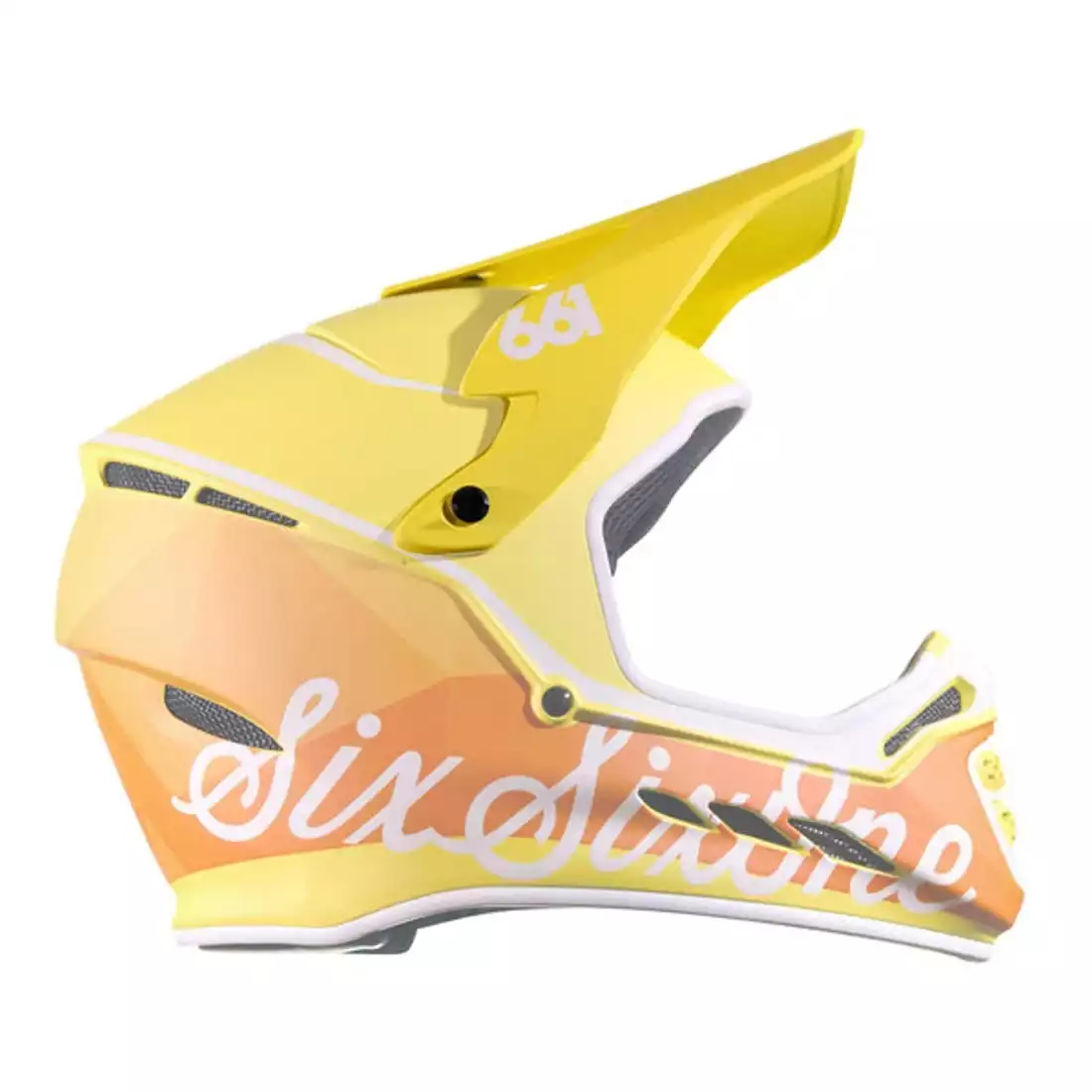 661 visor for a bicycle helmet RESET, yellow-orange