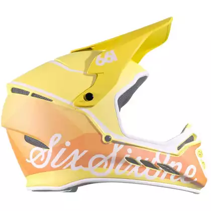 661 visor for a bicycle helmet  RESET, yellow-orange