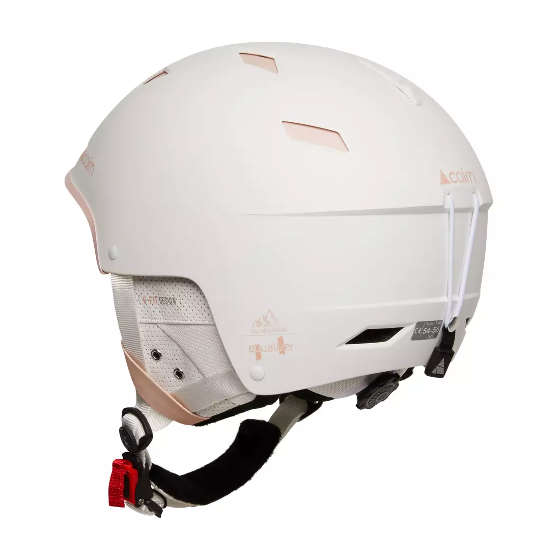 CAIRN winter ski / snowboard helmet EQUALIZER White Powder Pink 060566010154/56