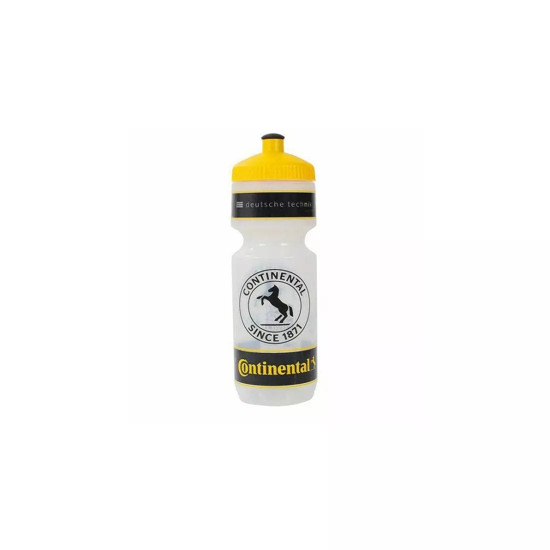 CONTINENTAL Bicycle water bottle 700ml, transparent / yellow