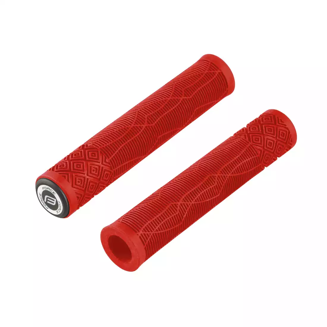 FORCE BMX160 Bicycle handlebar grips, red
