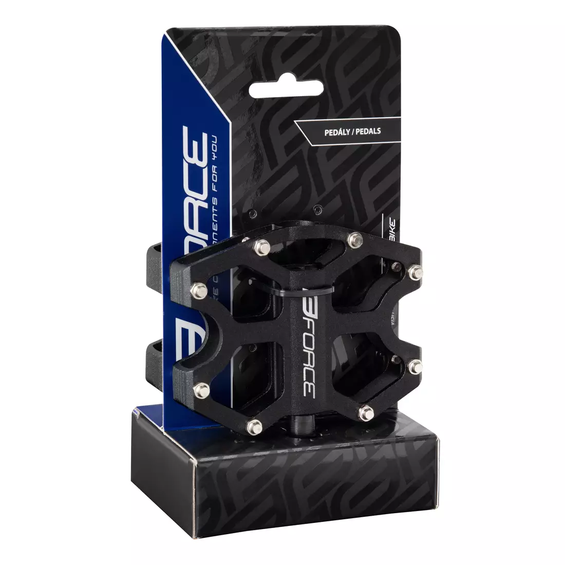 FORCE Bicycle pedals GALE aluminum, black 670332
