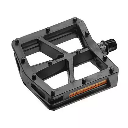 FORCE EDGE Cycle pedals with ball bearings, black