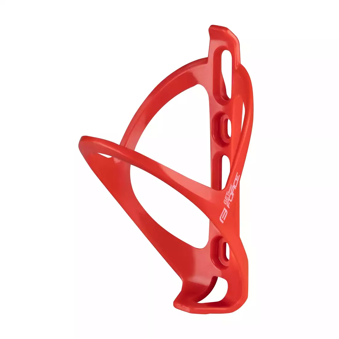 FORCE GET BASIC Bicycle water bottle cage, plastic, red