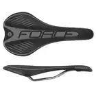 FORCE SPEED Bicycle saddle, carbon, black and gray