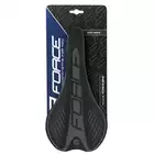 FORCE SPEED Bicycle saddle, carbon, black and gray