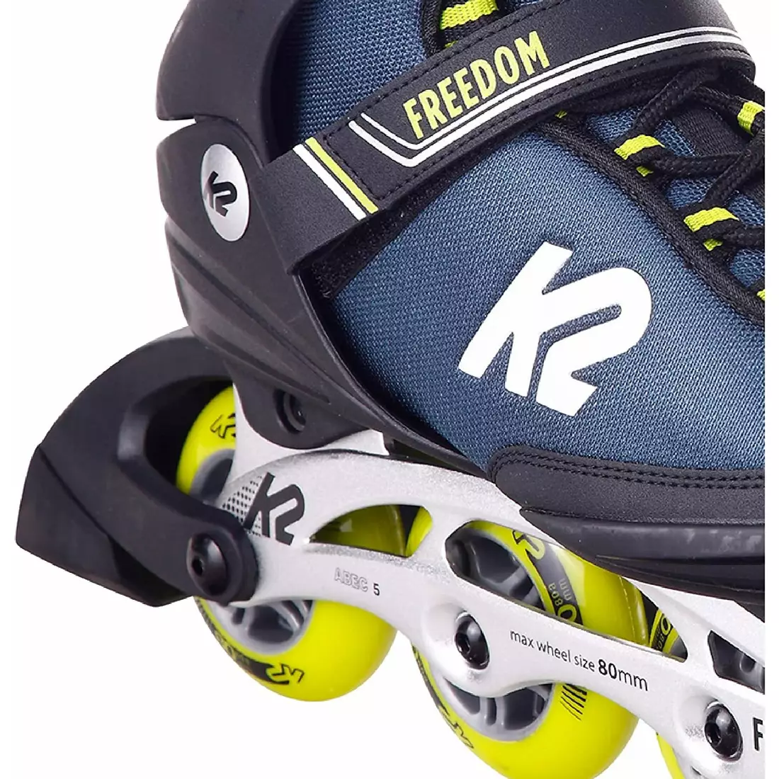 K2 Fitness-Inline-Skates für Herren FREEDOM, black / yellow 30E0341