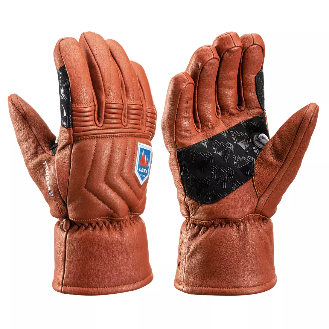 LEKI Marbec 3D Ski gloves, maroon