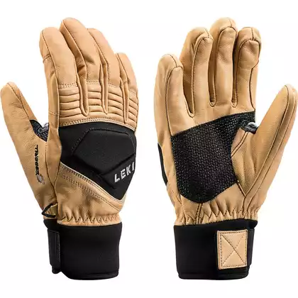 LEKI Ski gloves Progressive Copper, Tan, 640872302100