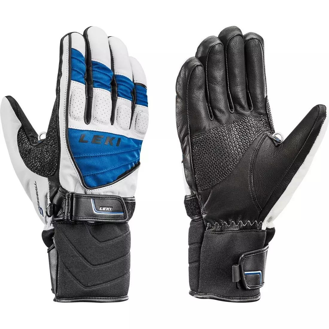 LEKI Ski gloves Griffin S blue, 636846302090