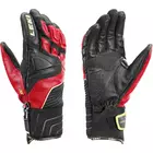 LEKI Ski gloves Race Slide S, black-red, 636810301070