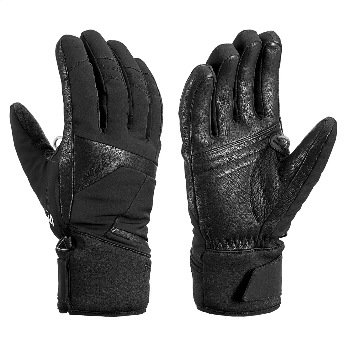 LEKI Women's ski gloves Equip S GTX Lady, black, 640821201080