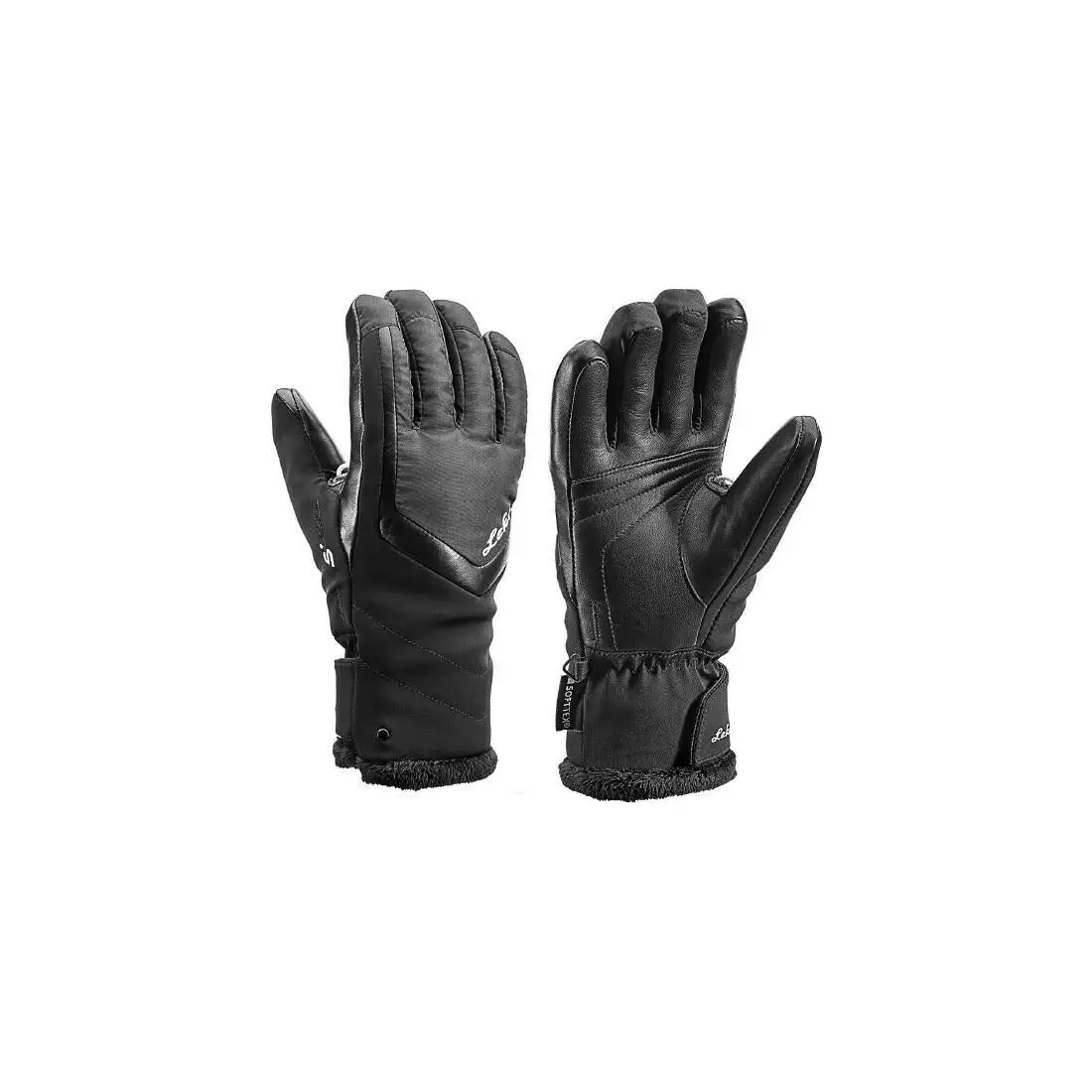 LEKI Women's ski gloves Stella S Lady, black, 640824201085